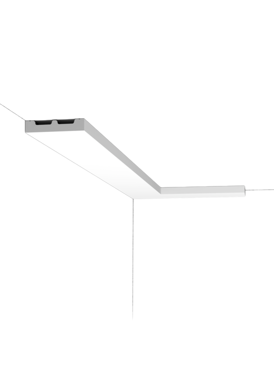 
Decorative moulding "SQUARE SX 157" - 200 cm