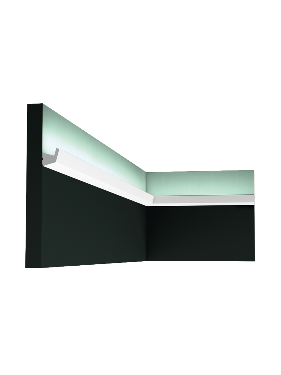 
Profilo decorativo da parete „CX 189 Flex“ per illuminazione indiretta - 200 cm