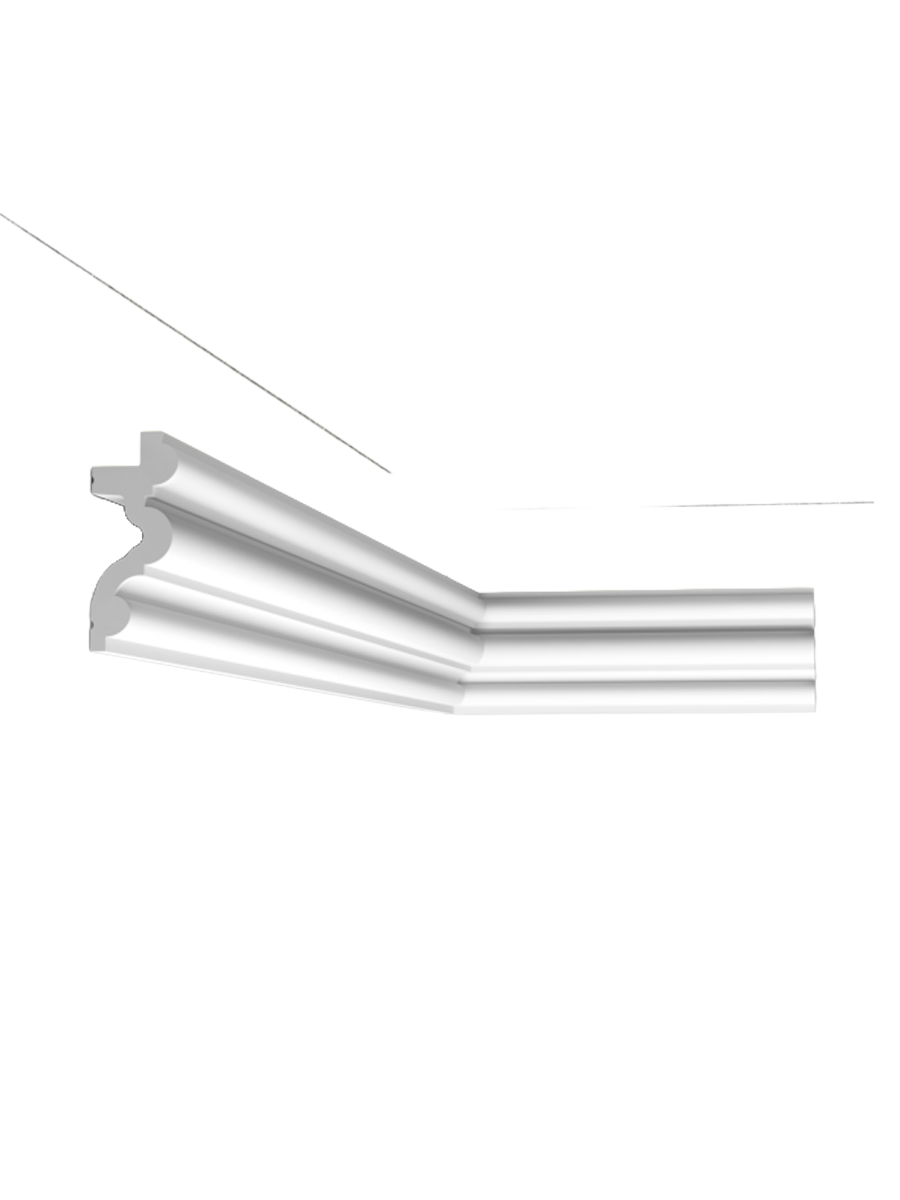 
Profilo decorativo da parete „AUTOIRE C 324“ per illuminazione indiretta - 200 cm