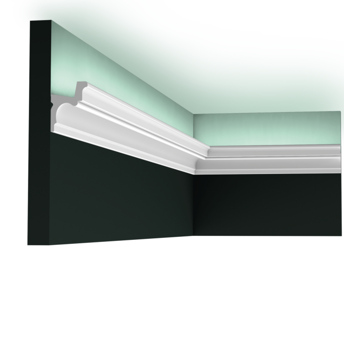 
Profilo decorativo da parete „C 323“ per illuminazione indiretta - 200 cm