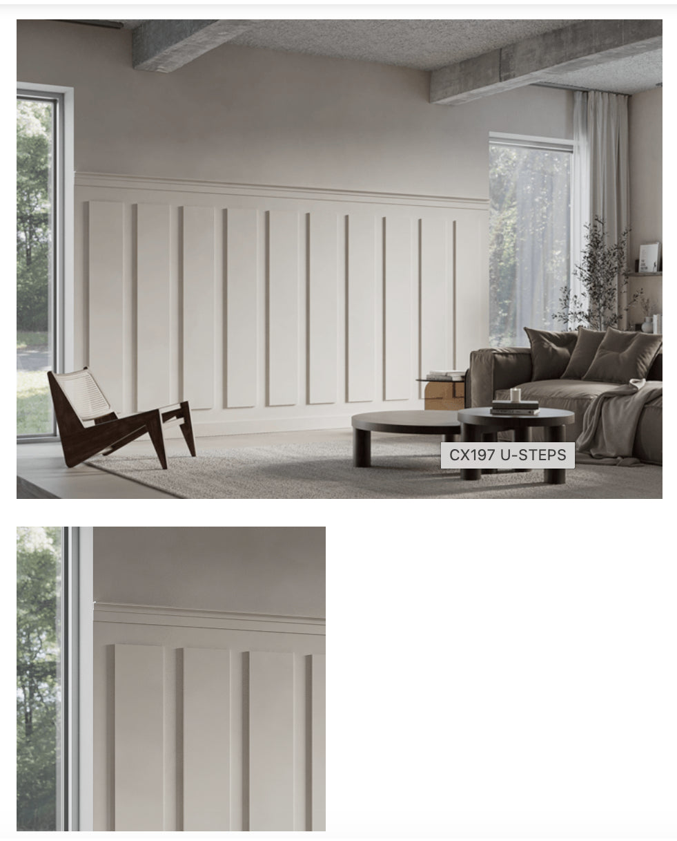 
Battiscopa decorativo „U-Steps CX 197“ - 200 cm