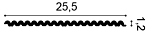 
Decorative wall panel "REED WX 210" - 260 cm