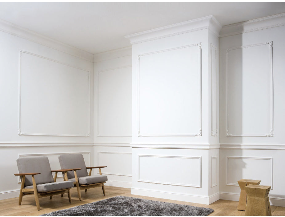 
Listello decorativo da parete «P 9010» - 200 cm