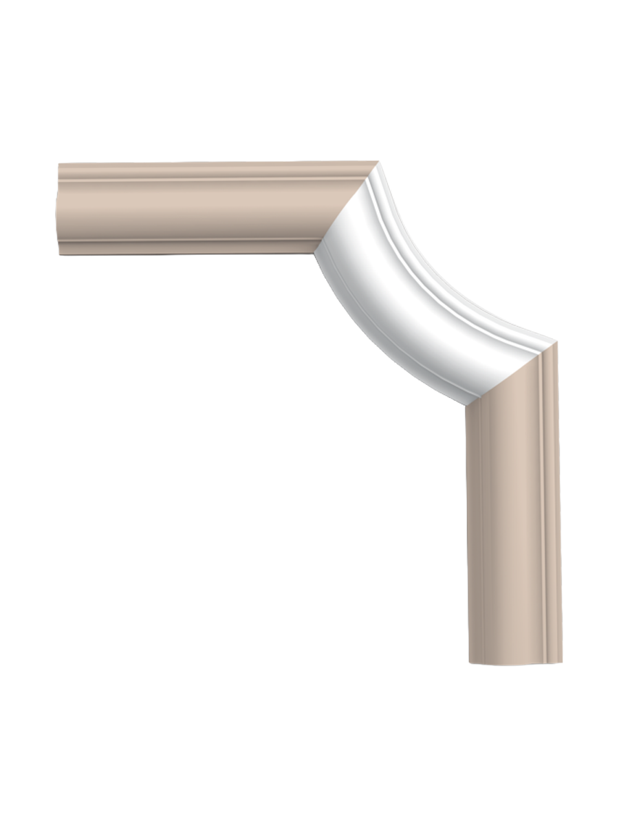 
Angolo per modanatura decorativa da parete „P 801C“ - 19.8 cm