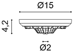 
Elemento decorativo da parete e soffitto „R 10“ - Ø 15 cm