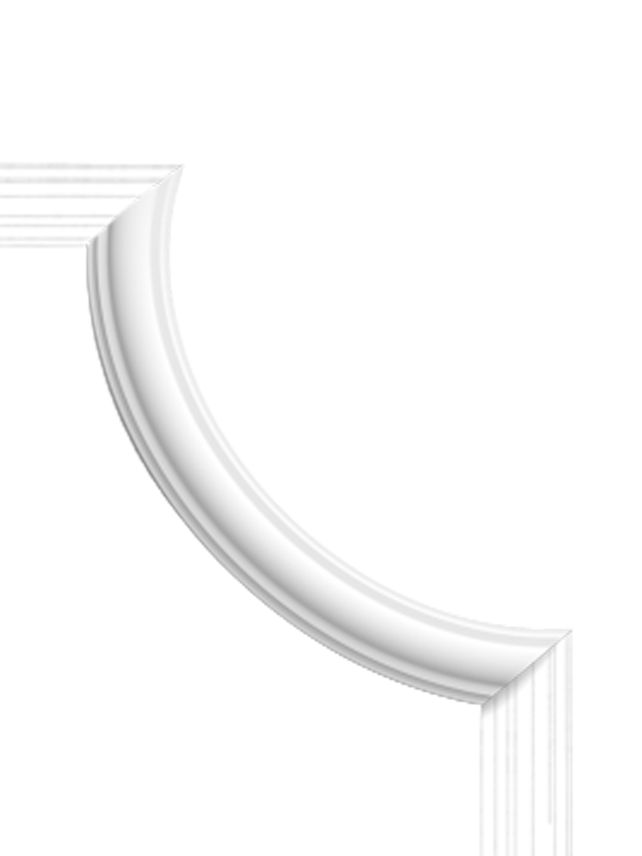
Listello decorativo da parete «Angolo PX 103A» - 19 cm