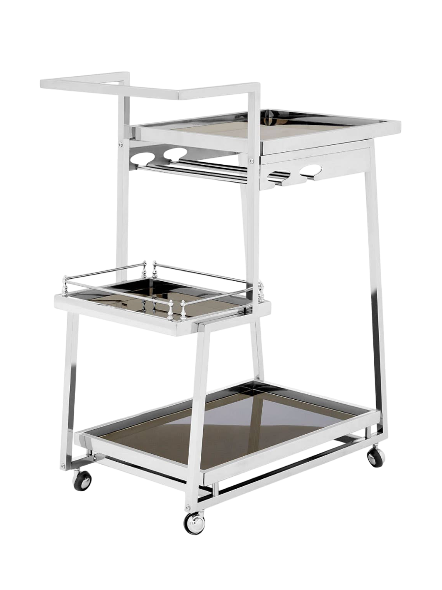 
Desserte design « Novo II » en acier inoxydable