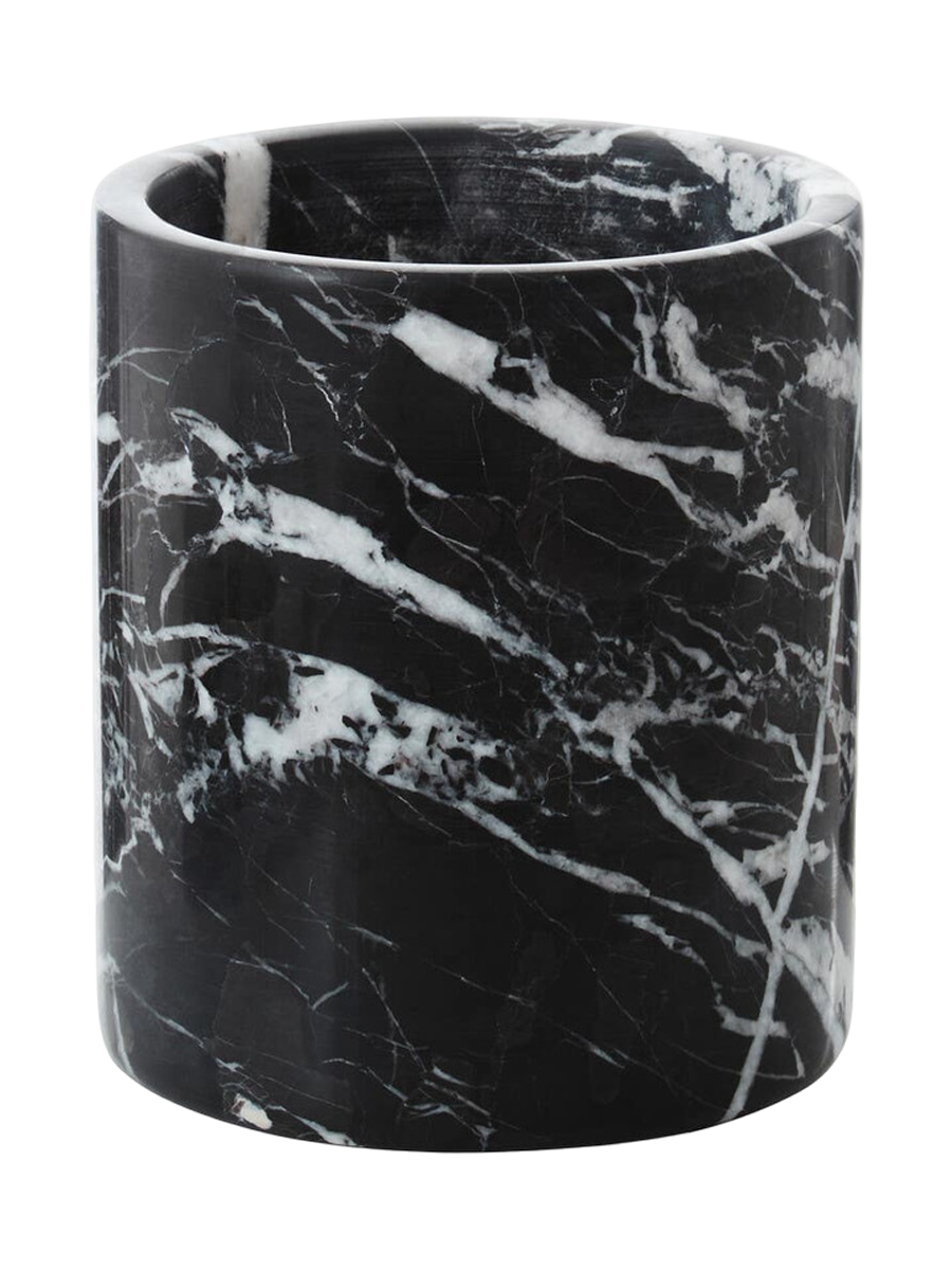 
Elegant Wine Cooler "Salmo" Made of Marble, Black