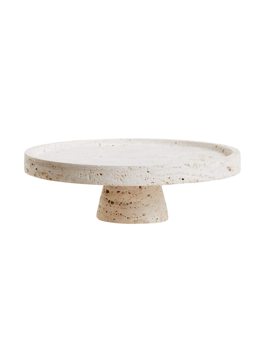 
Elegant Cake Stand "Holly" made of Travertine Ø 30 cm