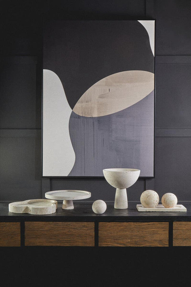 
Elegant Cake Stand "Holly" made of Travertine Ø 30 cm
