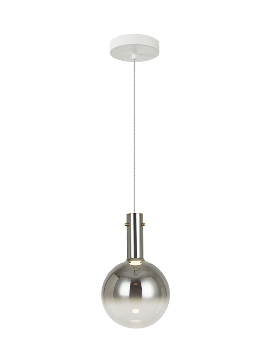 
LED designer pendant lamp “Matices”, 1 light - Smoked Grey