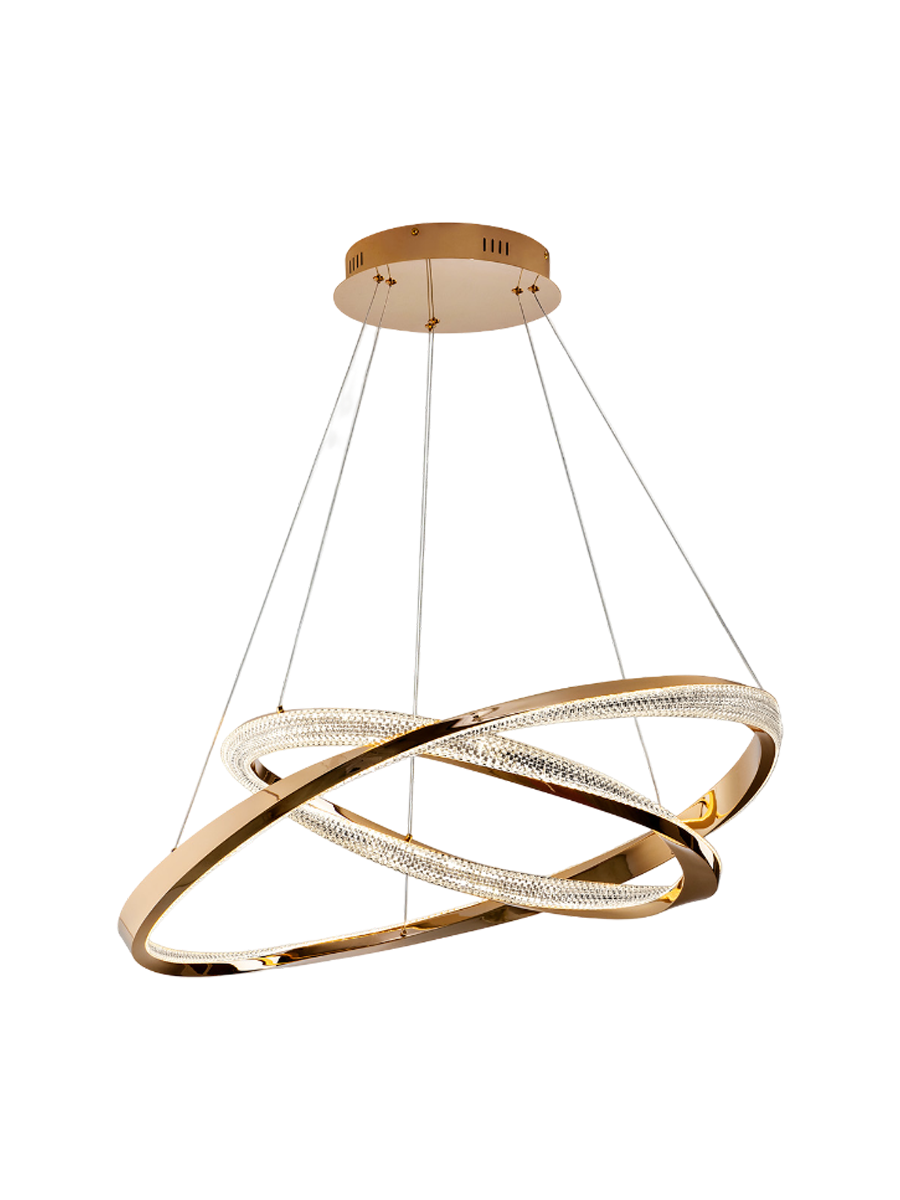 
Dimmable LED designer pendant light “Orbitas” with remote control