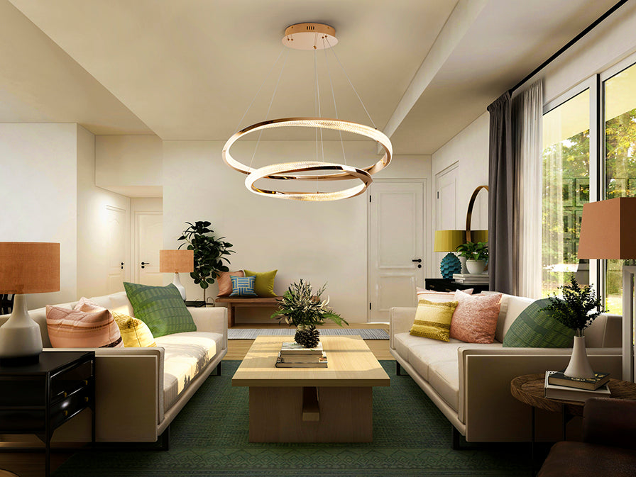 
Lampada a sospensione LED di design dimmerabile „Orbitas“ con telecomando