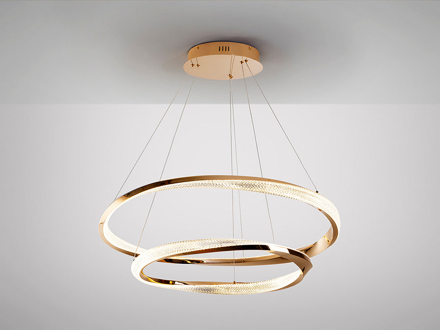 
Lampada a sospensione LED di design dimmerabile „Orbitas“ con telecomando