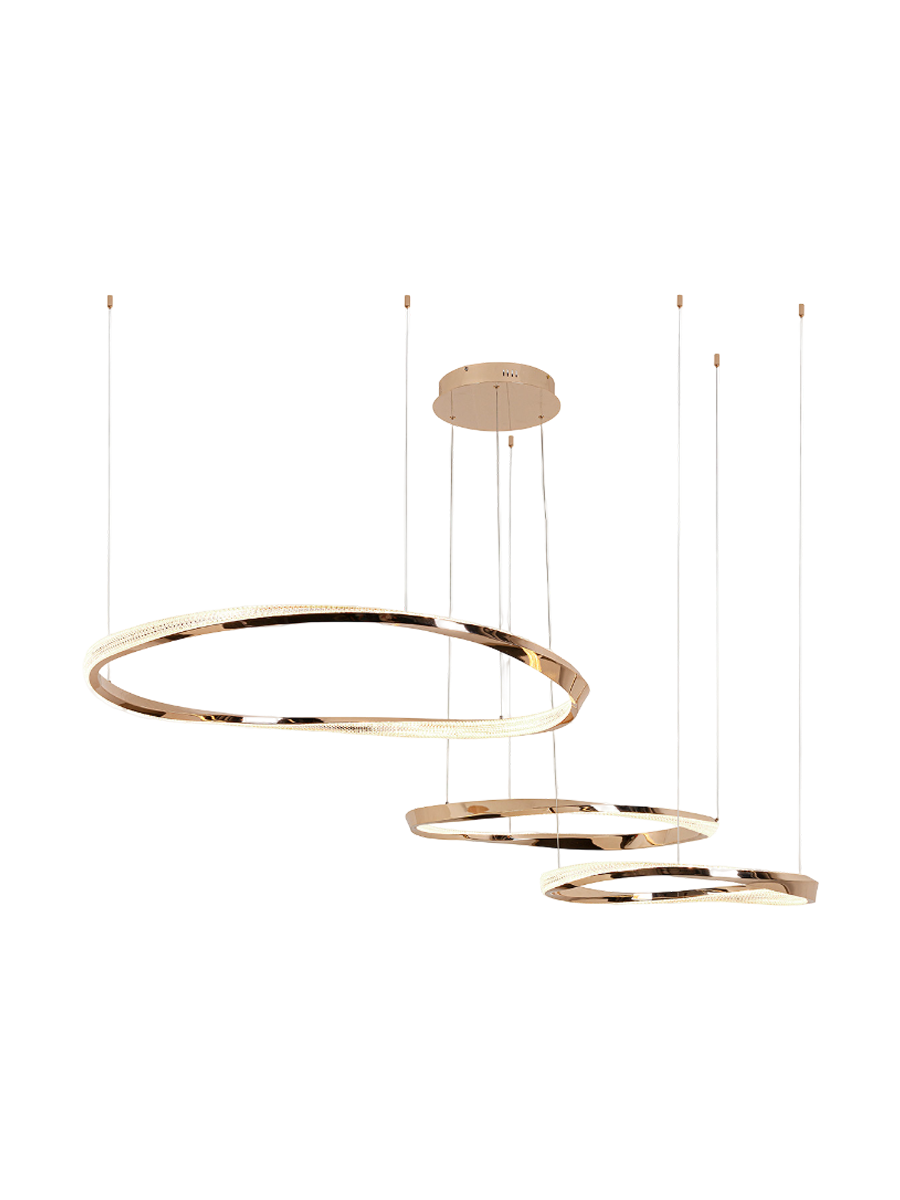 
Dimmable LED Designer Pendant Lamp “Orbitas XL” with Remote Control