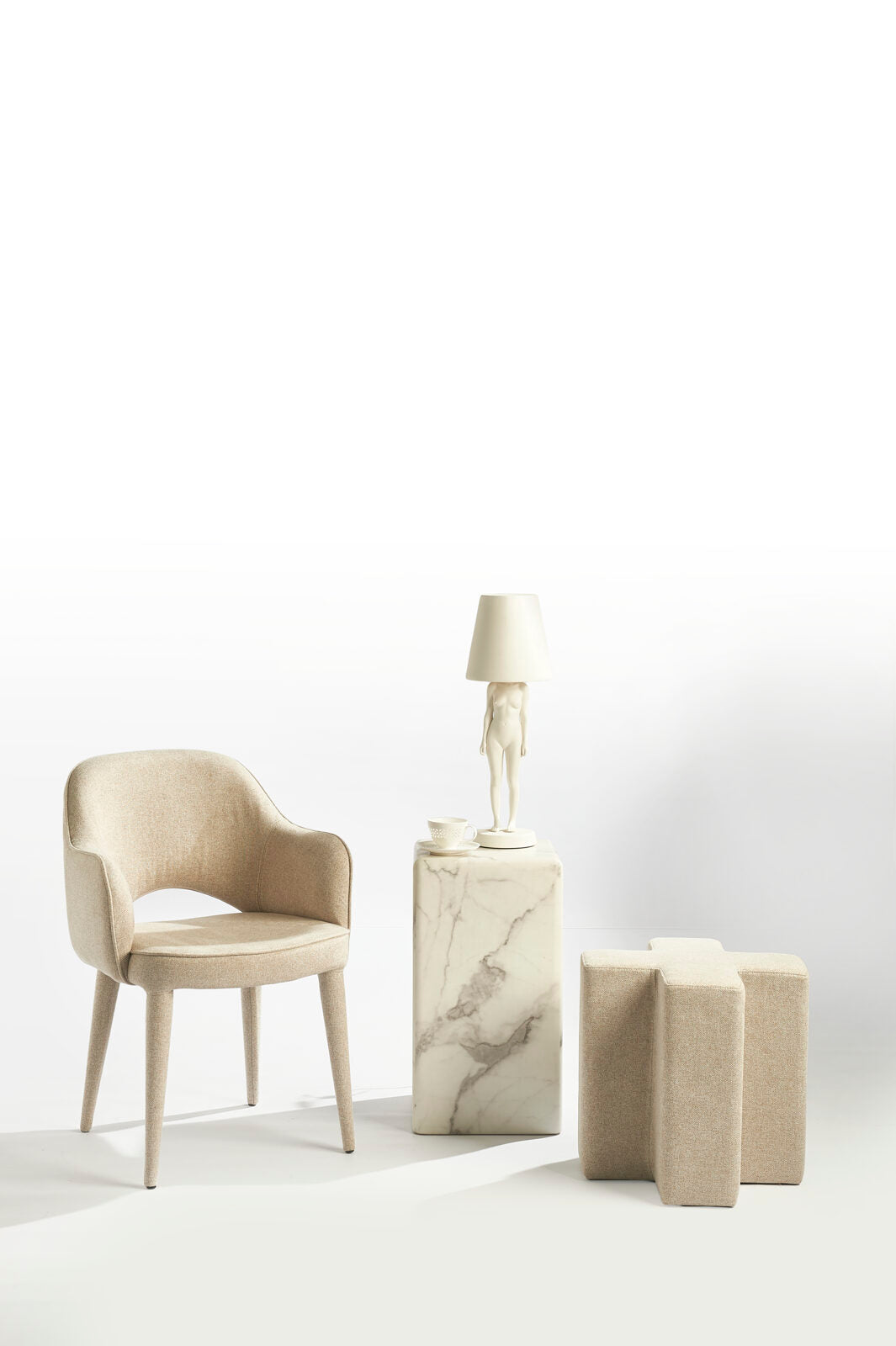 
Fauteuil design « Cosy » - Beige