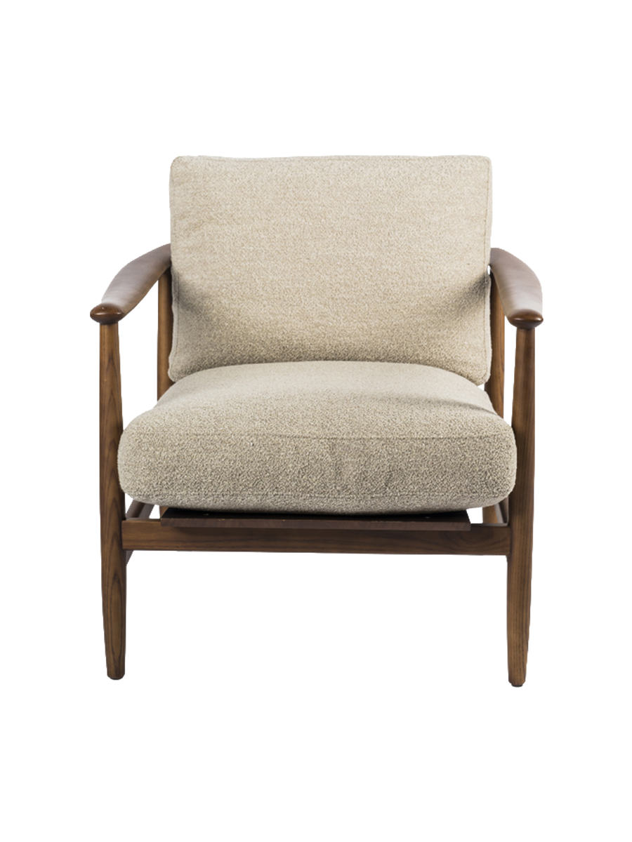 
Massive Designer Armchair "Todd" - Beige