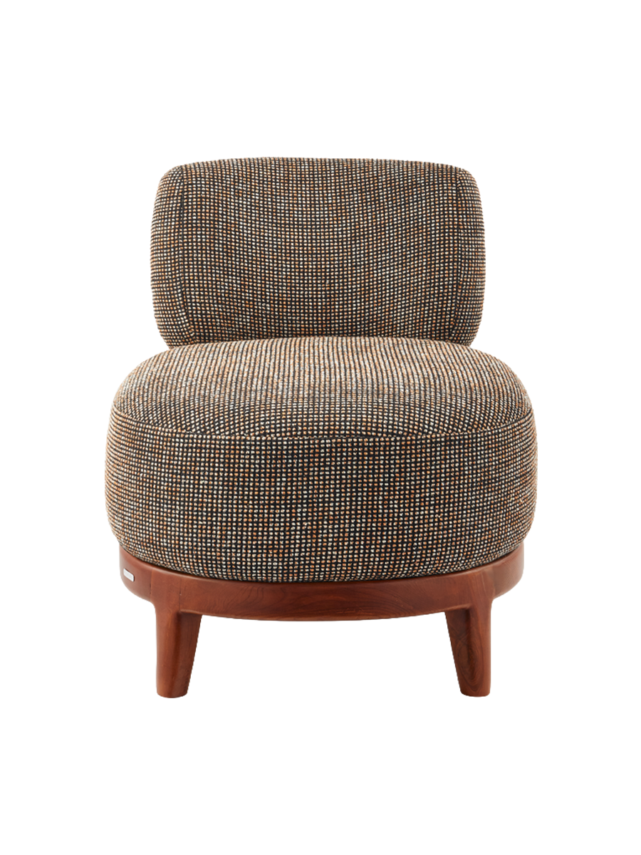 
Solid Design Lounge Chair "Fizz" - Brown
