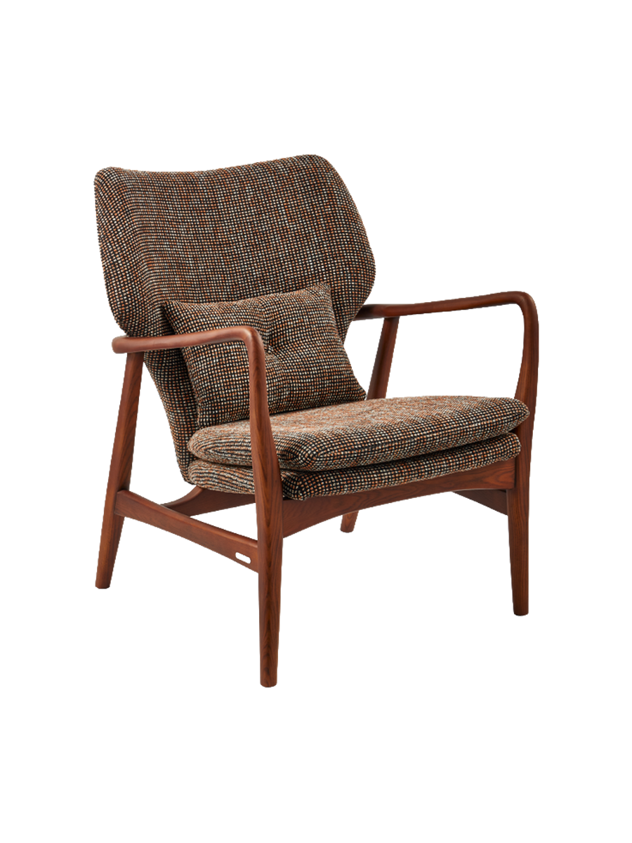 
Fauteuil design massif « Peggy » - Marron