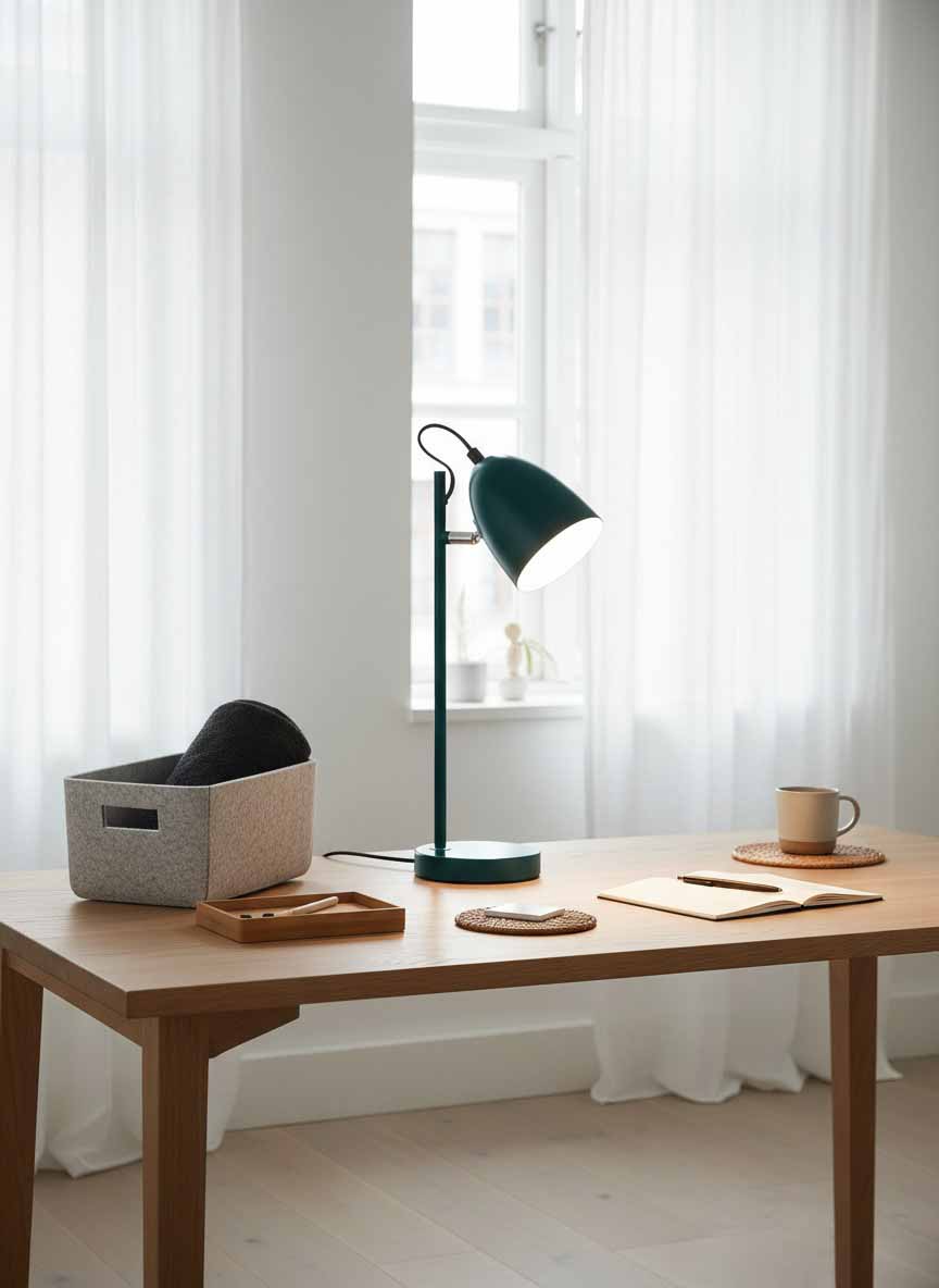 
Lampe de table design « Yep ! » - Vert foncé