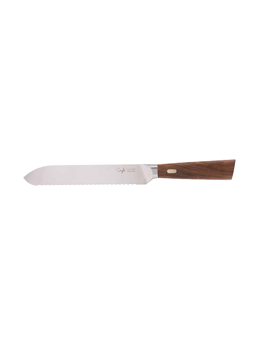 
Couteau à pain de haute qualité « Couteaux & Co » avec manche en noyer