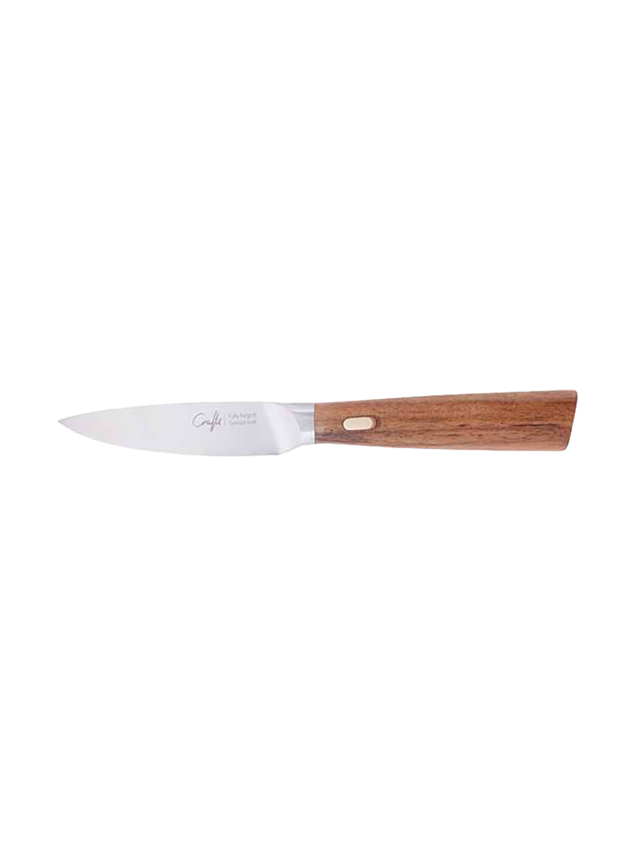 
Couteau d'office haut de gamme « Couteaux & Co » avec manche en noyer