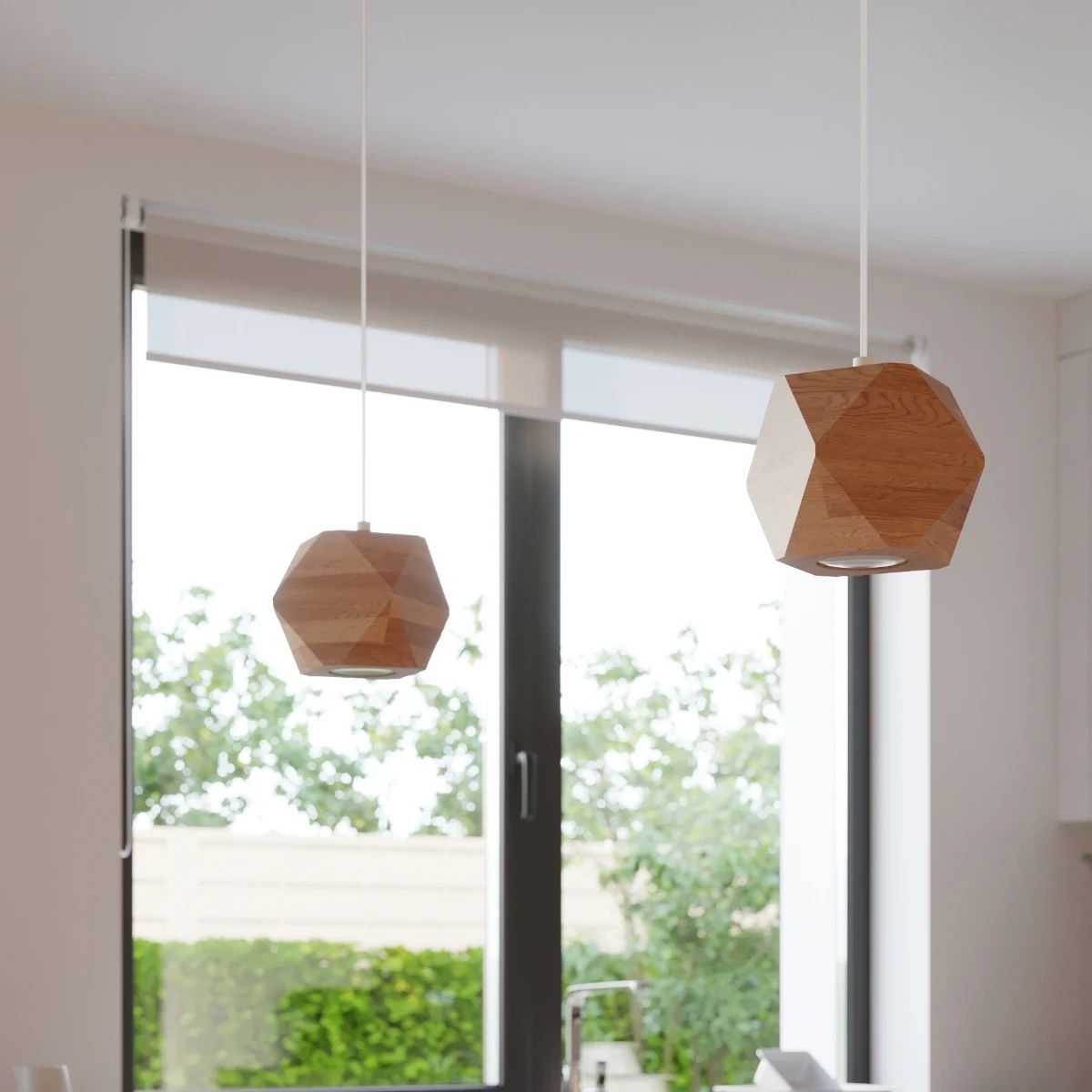 
Design Deckenlampe „Woody“ 3-flammig