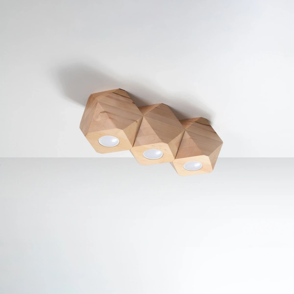 
Design Deckenlampe „Woody“ 3-flammig
