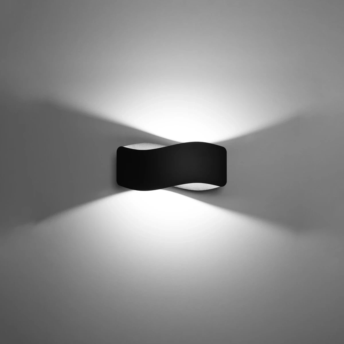 
Design Wandlampe „Tila“ 30 - Schwarz