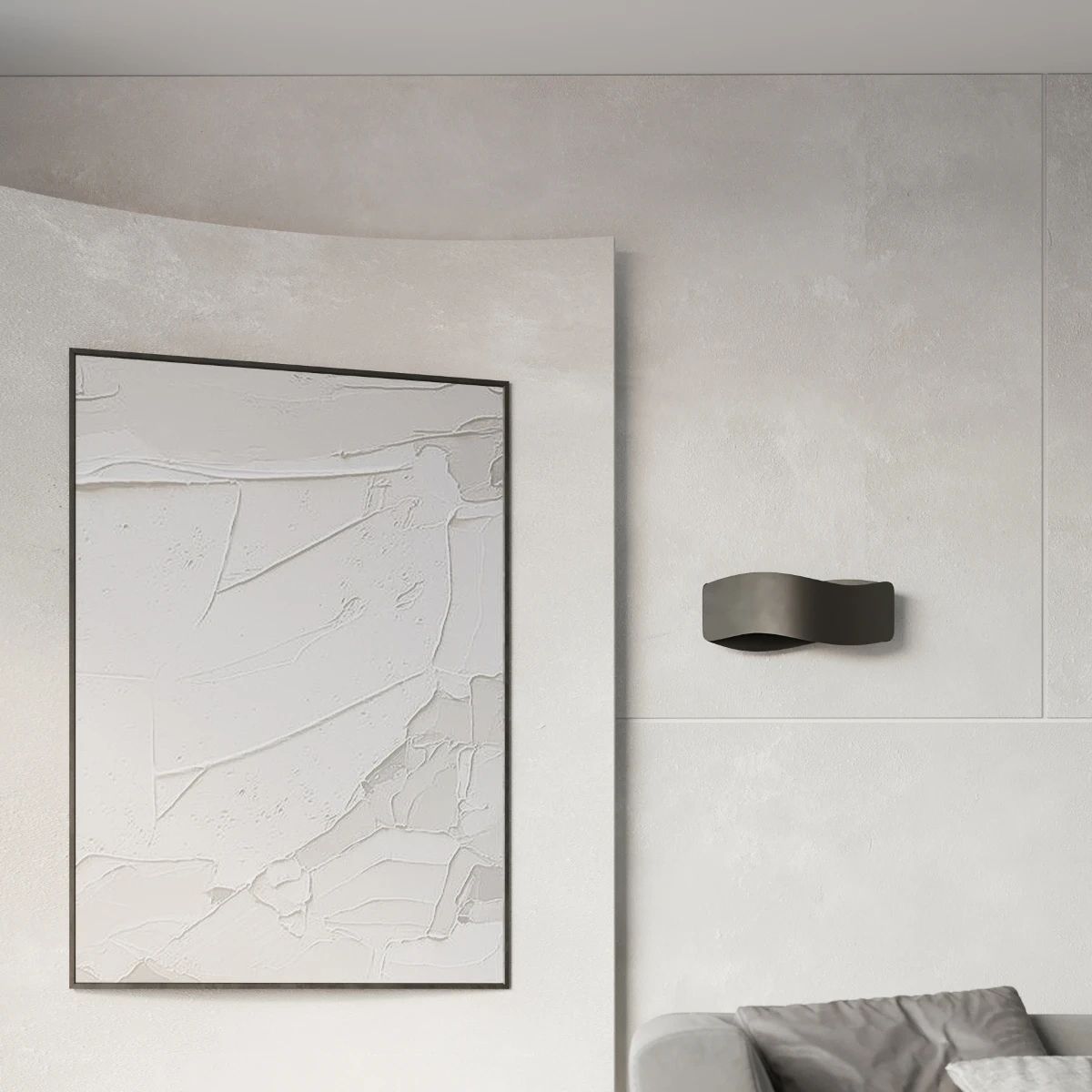 
Design Wandlampe „Tila“ 40 - Schwarz