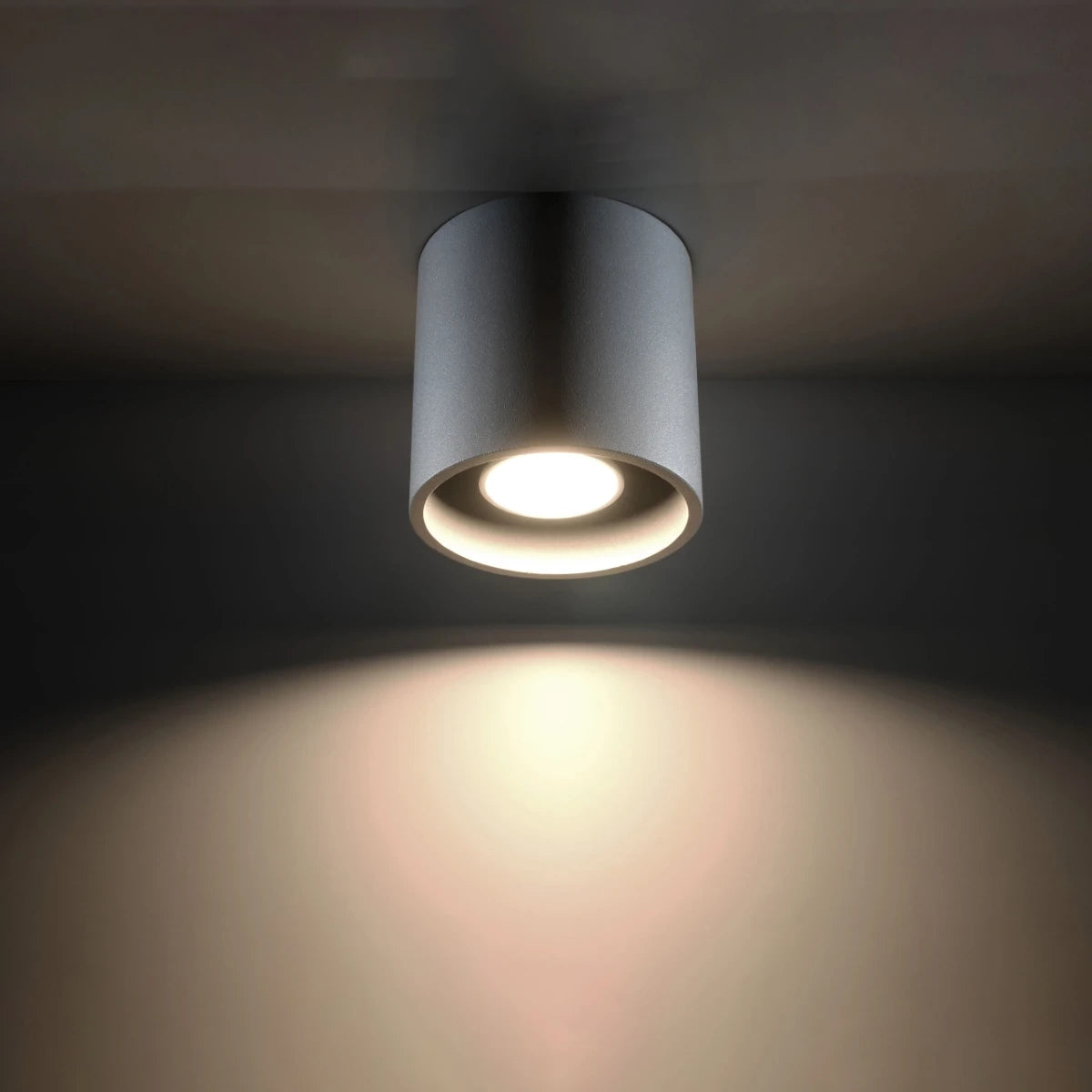 
Design Deckenlampe „Orbis“ 1-flammig - Grau
