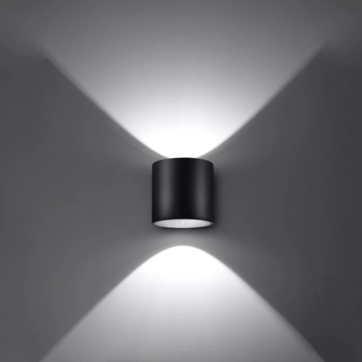 
Design Wandlampe „Orbis“ 1-flammig - Schwarz