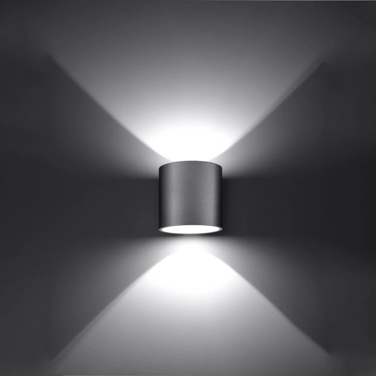 
Lampada da parete di design «Orbis» a 1 luce - Grigio