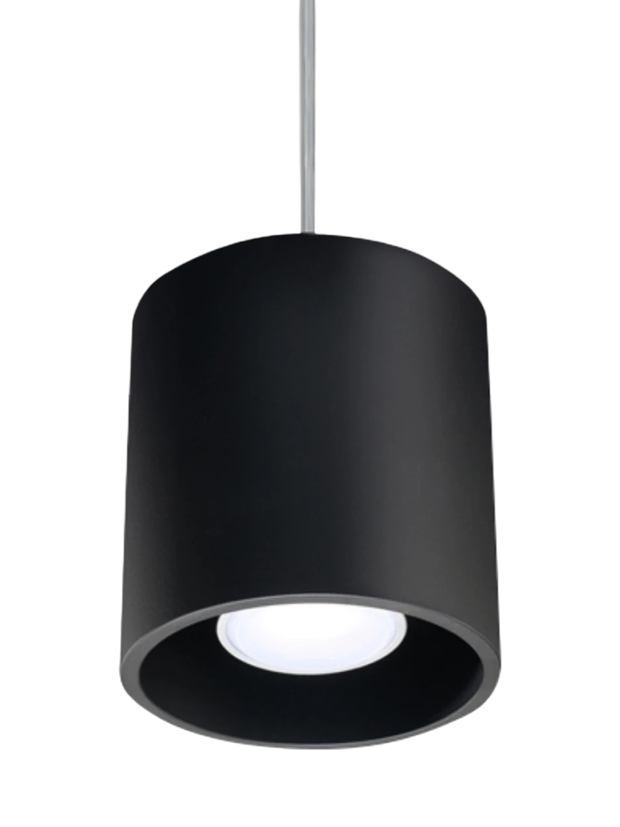
Lampada a sospensione di design «Orbis» a 1 luce - Nero
