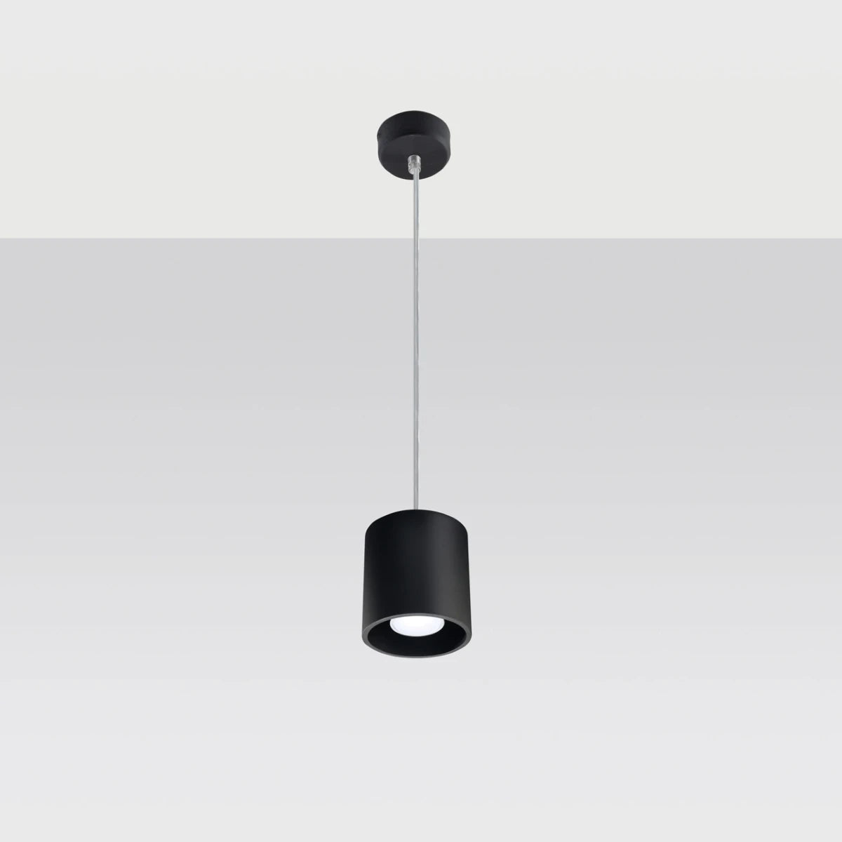 
Lampada a sospensione di design «Orbis» a 1 luce - Nero