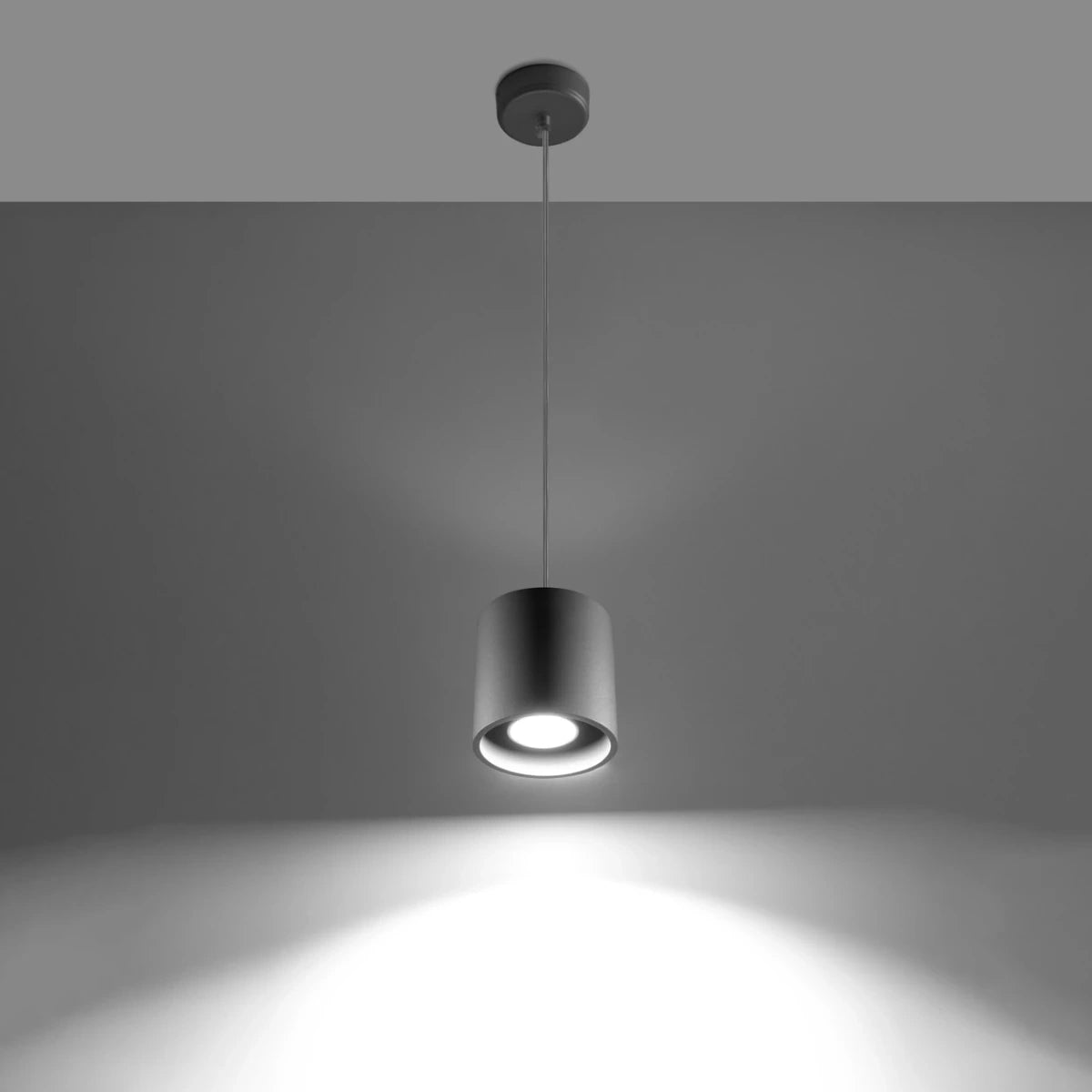 
Lampada a sospensione di design «Orbis» a 1 luce - Grigio