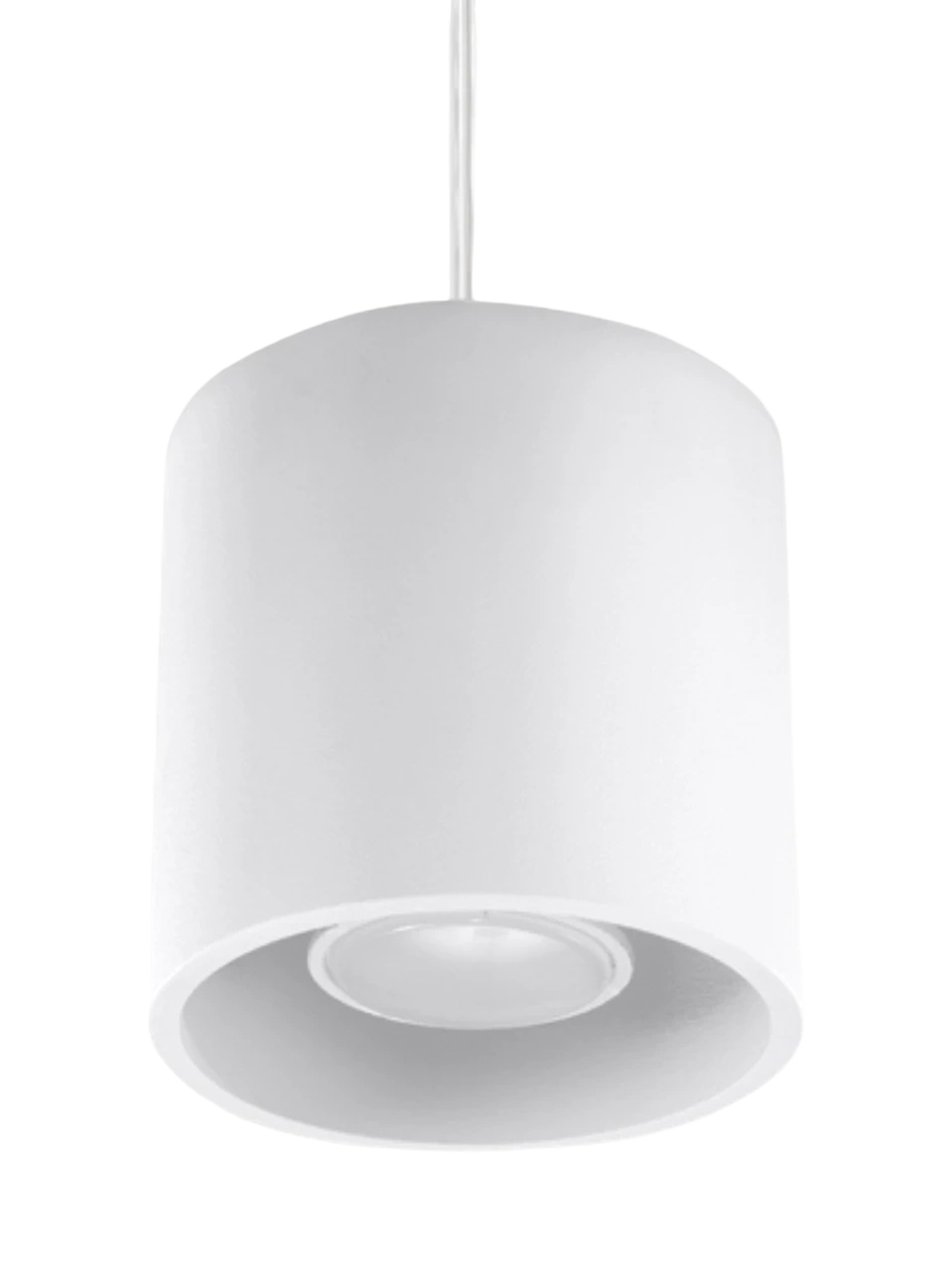
Lampada a sospensione di design «Orbis» a 1 luce - Bianco