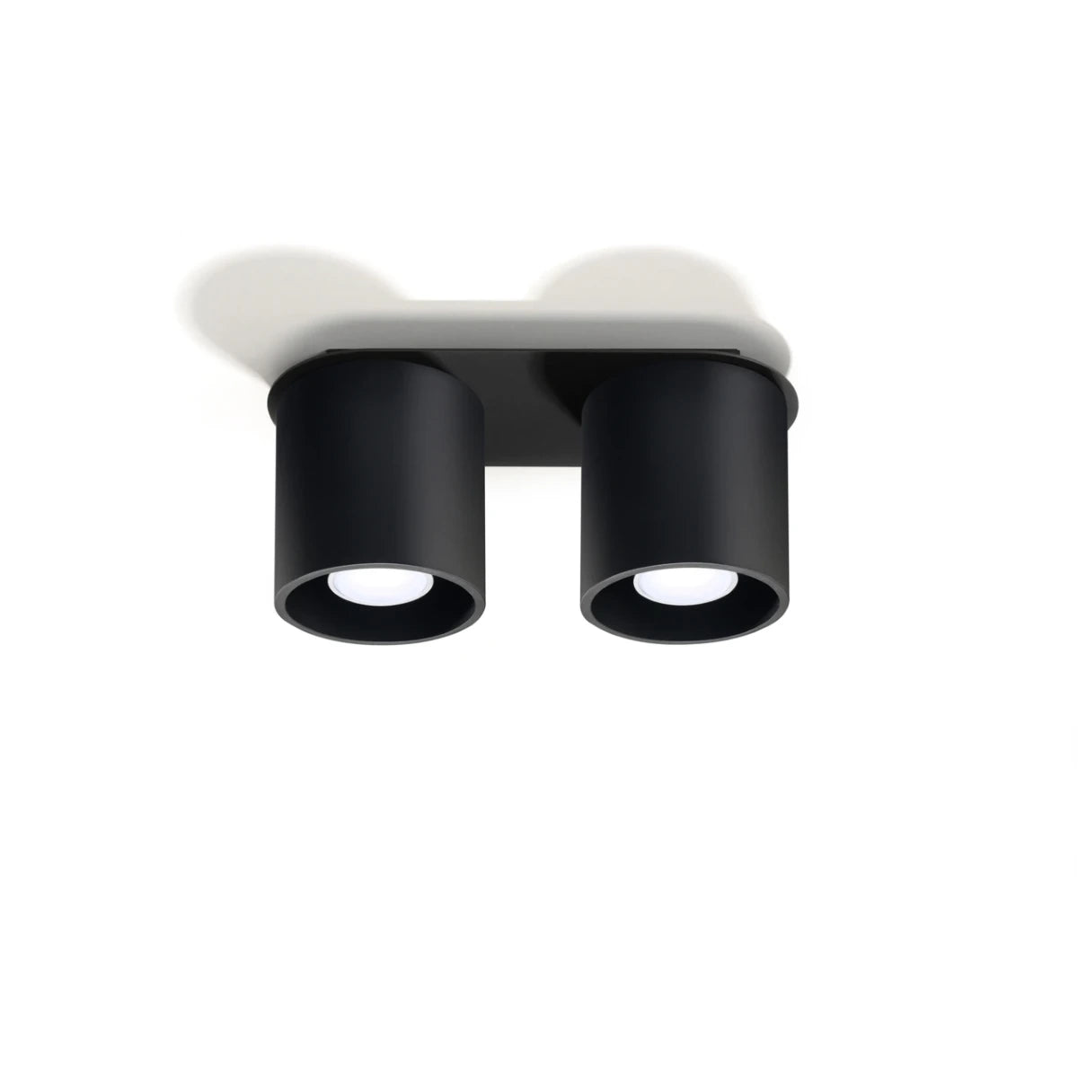
Lampada da soffitto di design «Orbis» a 2 luci - Nero