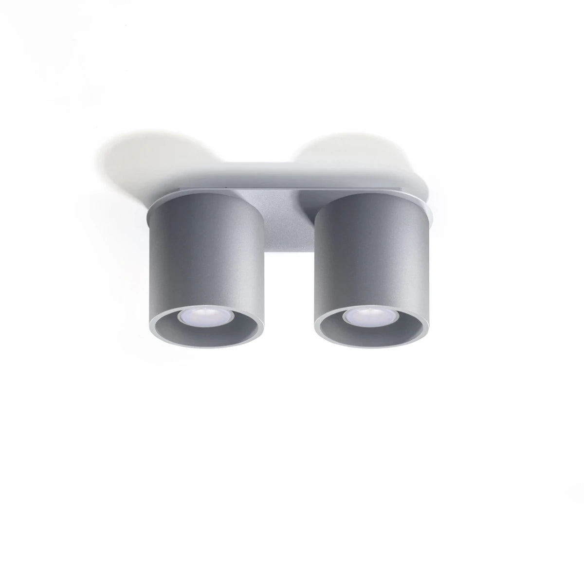 
Lampada da soffitto di design «Orbis» a 2 luci - Grigio