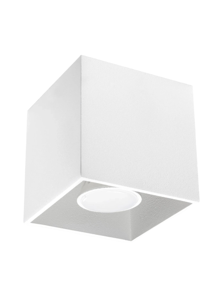 
Design Deckenlampe „Quad“ - 1-flammig - Weiss