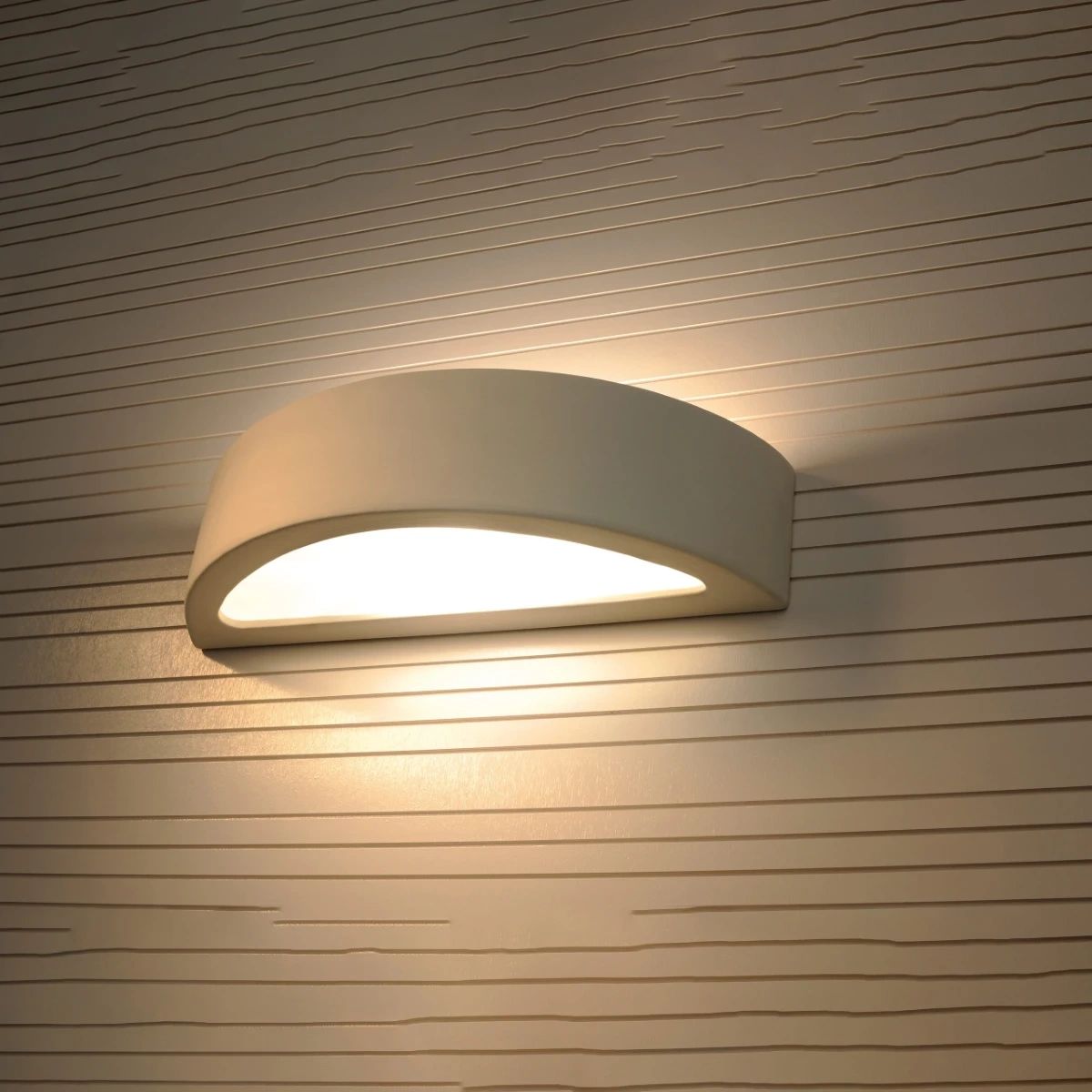 
Design Wandlampe Keramik „Atena“ - Weiss
