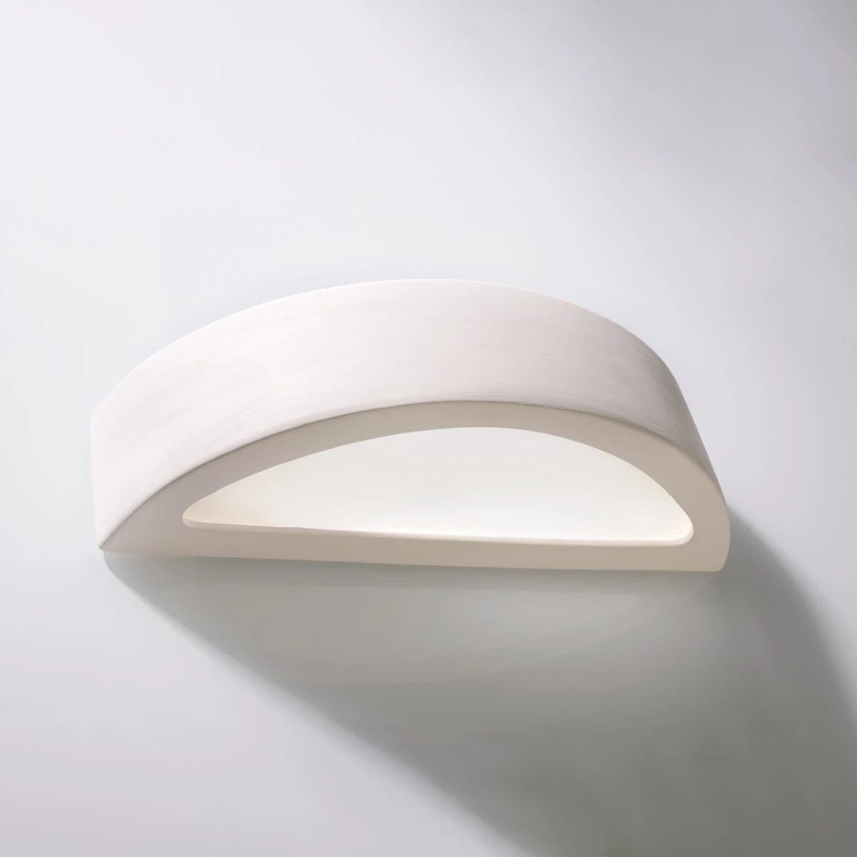 
Design Wandlampe Keramik „Atena“ - Weiss