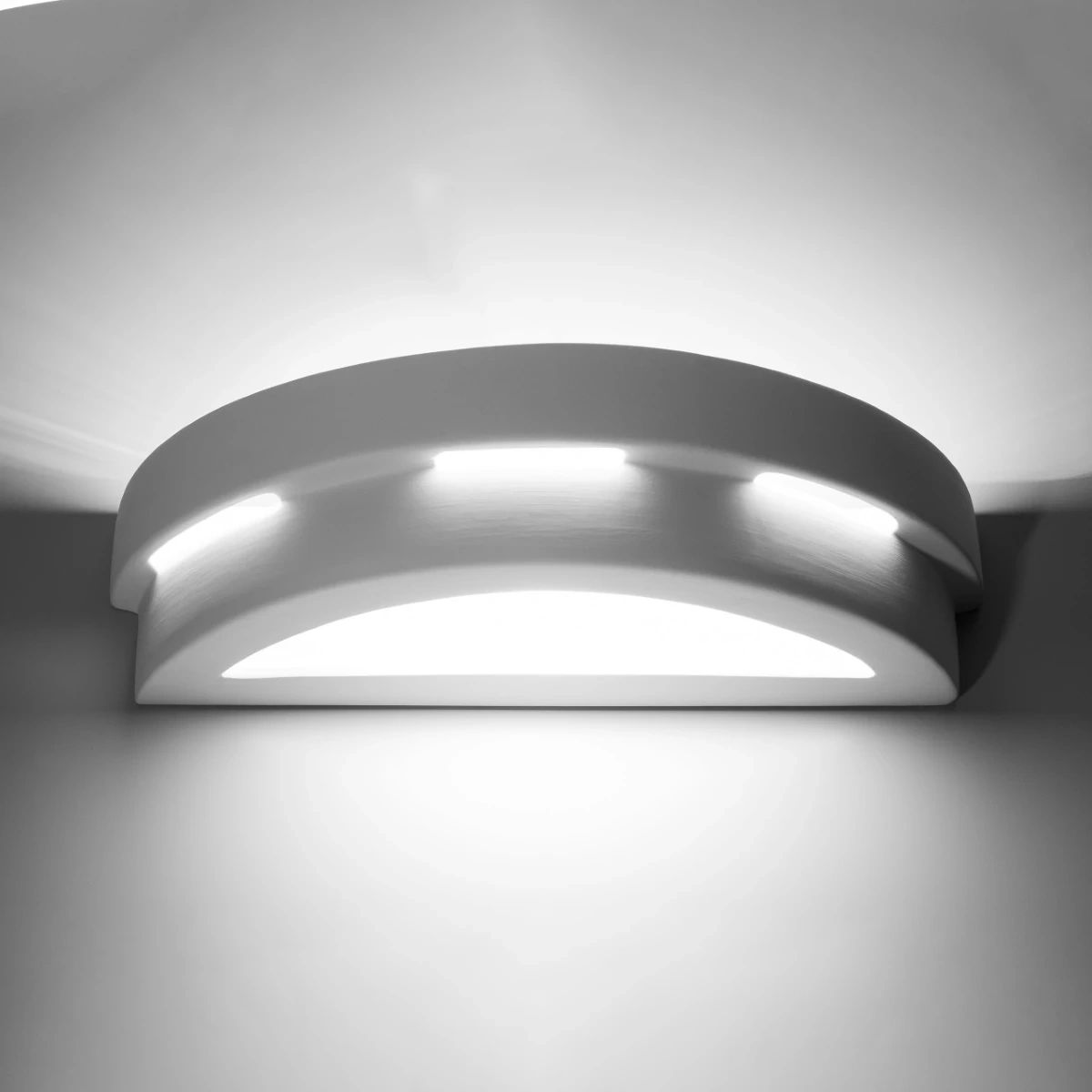 
Design Wandlampe Keramik „Helios“ - Weiss