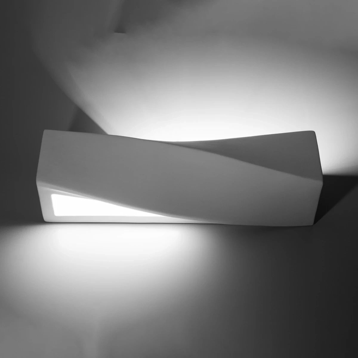 
Design Wandlampe Keramik „Sigma“ - Weiss