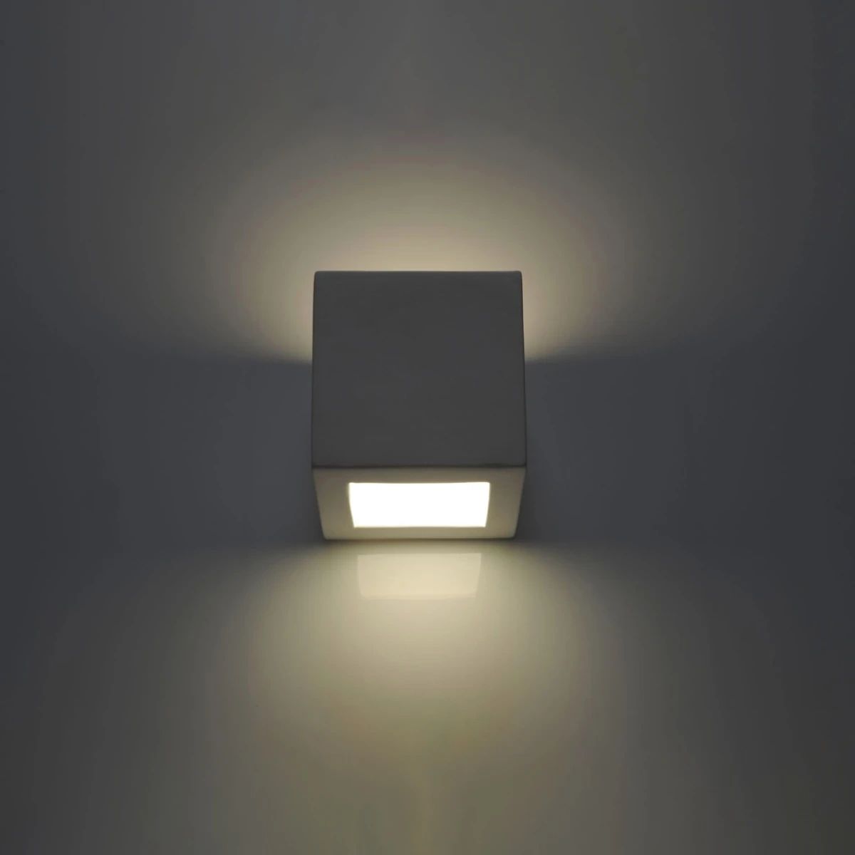 
Design Wandlampe Keramik „Leo“ - Weiss