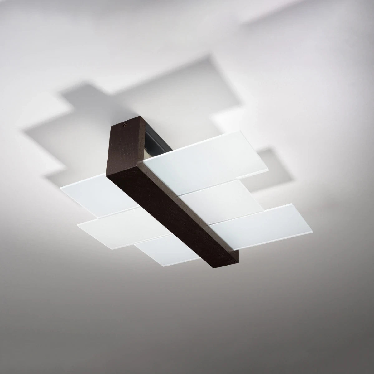 
Design Deckenlampe „Feniks“ 2-flammig - Wenge