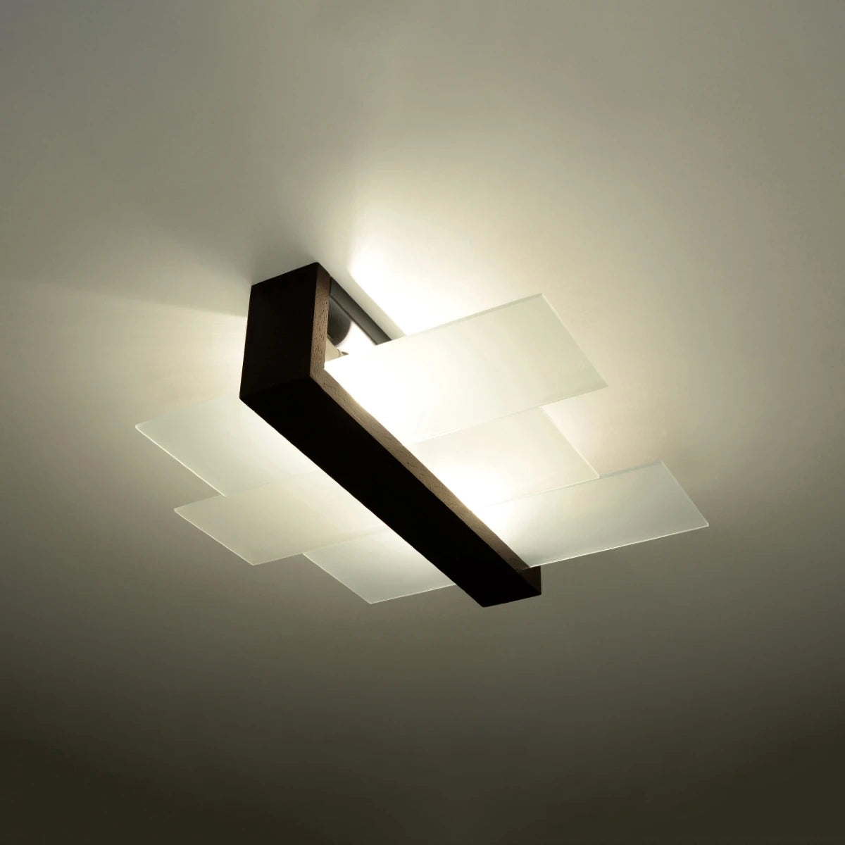 
Design Deckenlampe „Feniks“ 2-flammig - Wenge