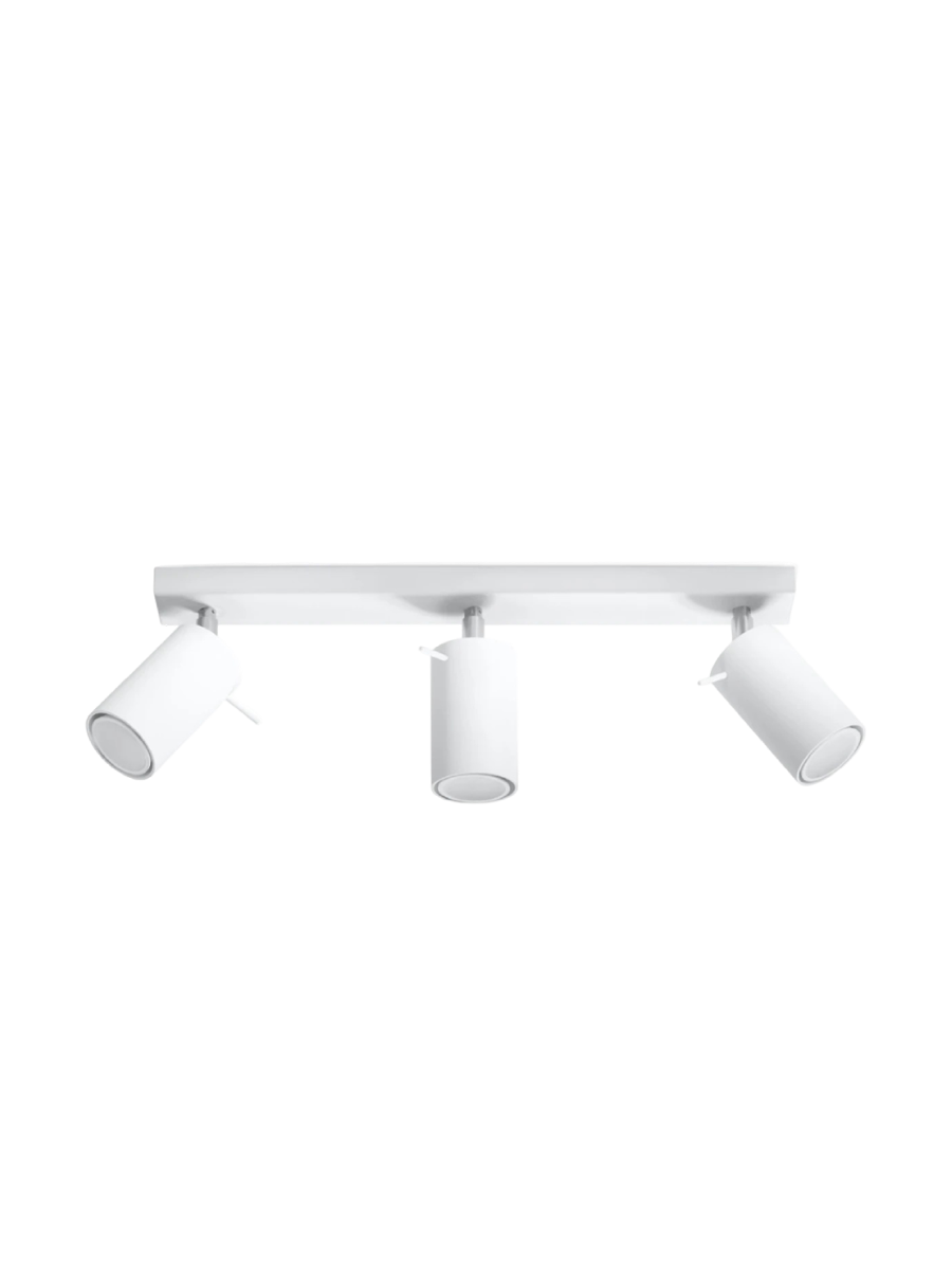 
Design Deckenlampe „Ring“ 3-flammig - Weiss