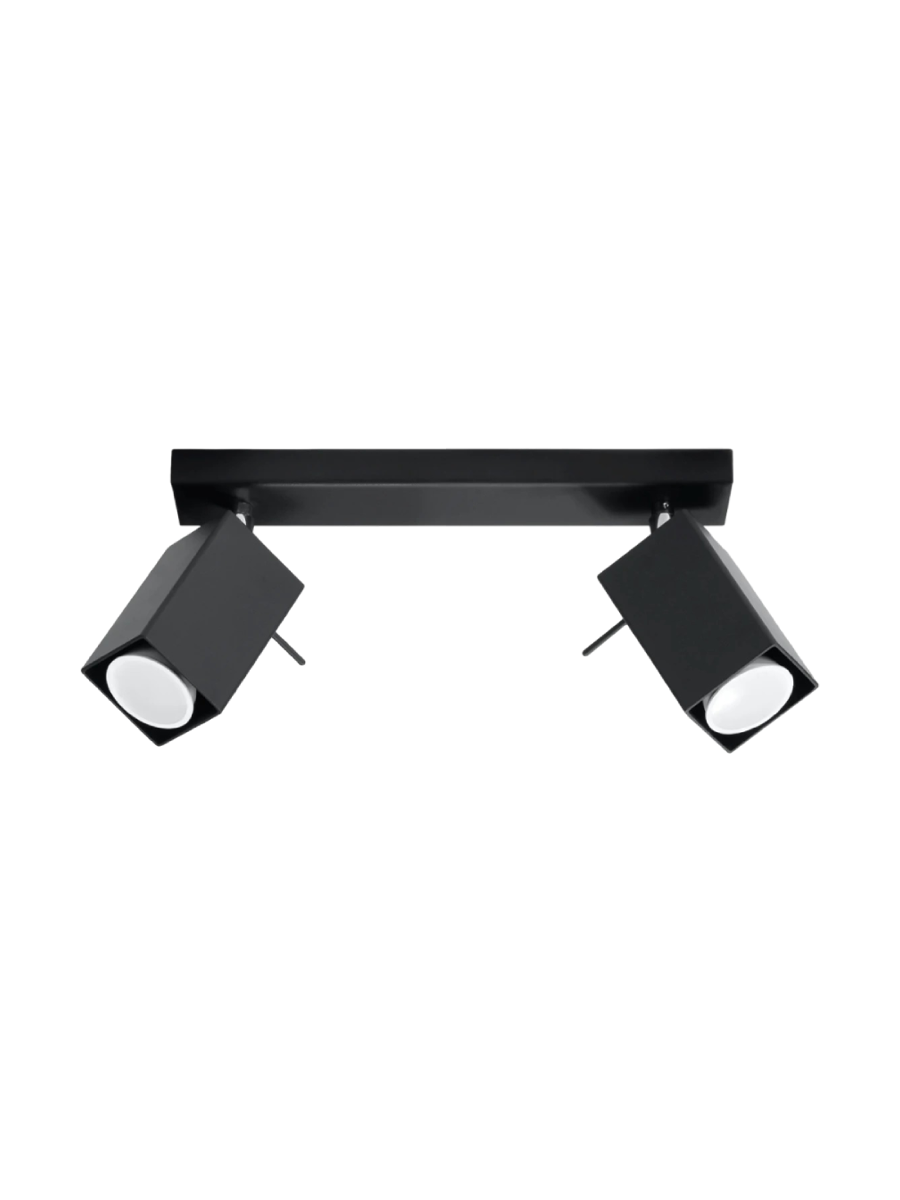 
Design Deckenlampe „Merida“ 2-flammig - Schwarz