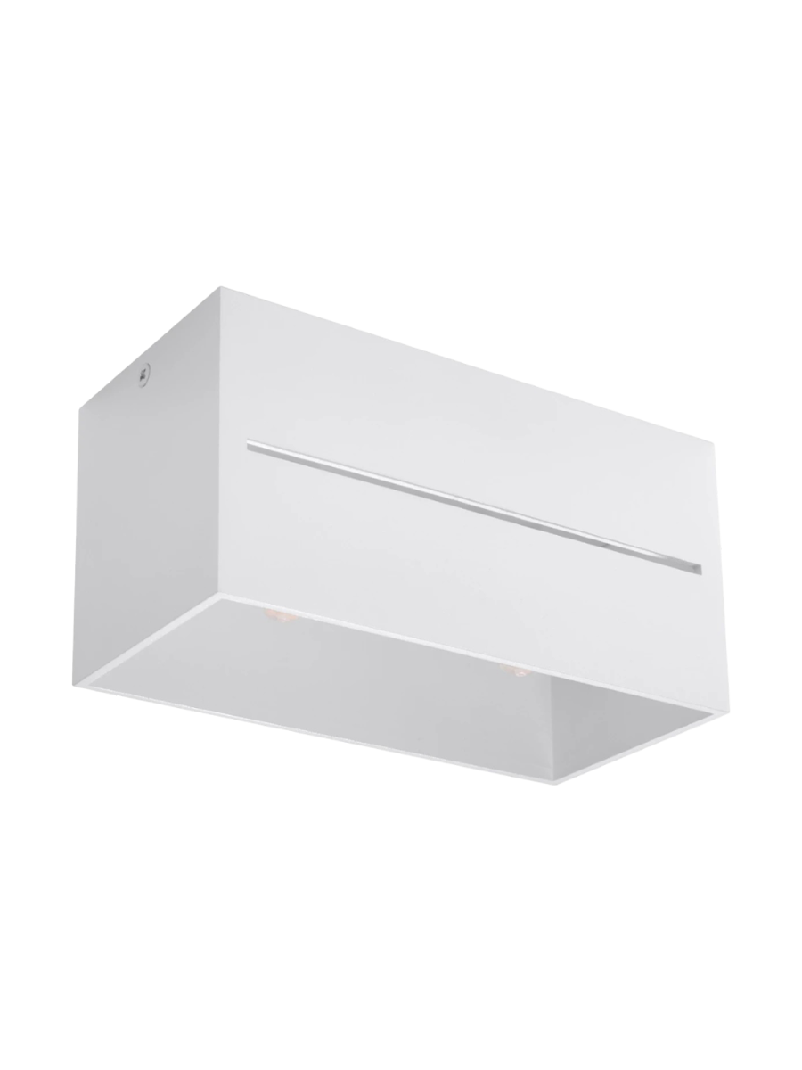 
Design Deckenlampe „Lobo“ 2-flammig - Weiss